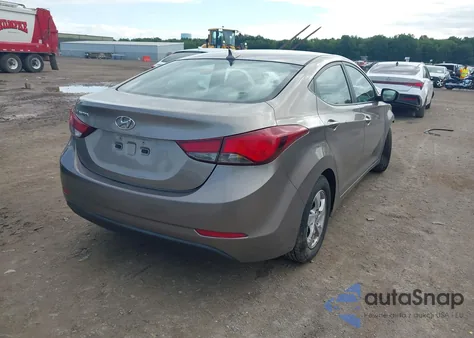 2014 Hyundai Elantra Se из США, поврежденный, VIN 5NPDH4AEXEH523631